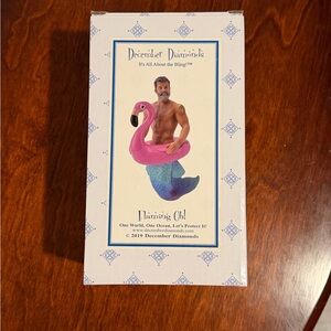 Merman Holiday Ornament - Pink and Blue
